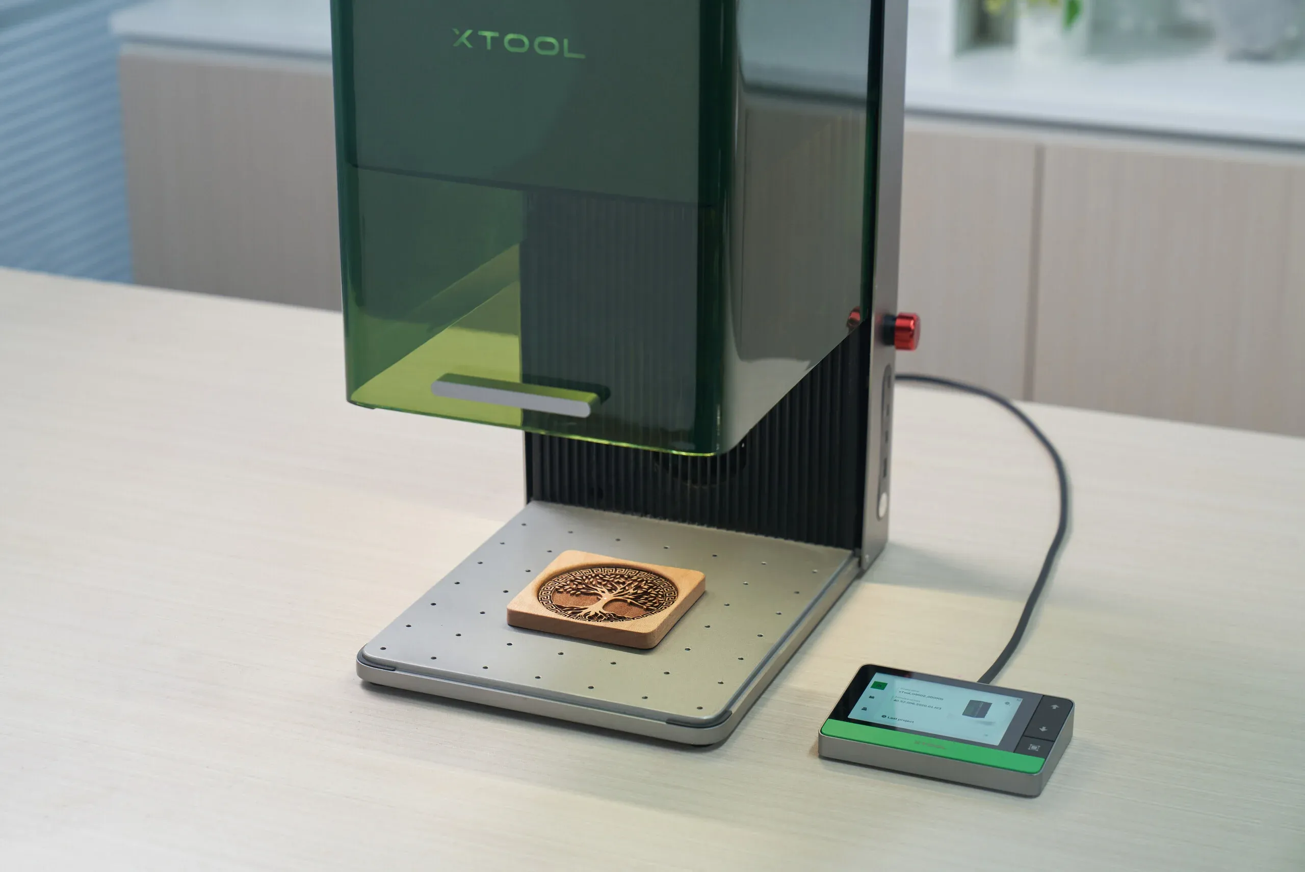 Person soldering a circuit board with focus